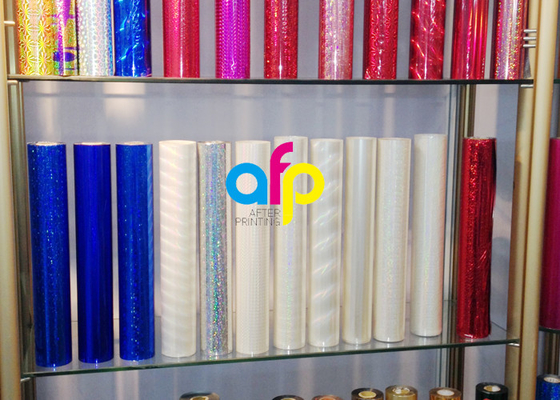 Hoja olográfica colorida del laser, hoja caliente Rolls de la aprobación ISO9001 para sellar