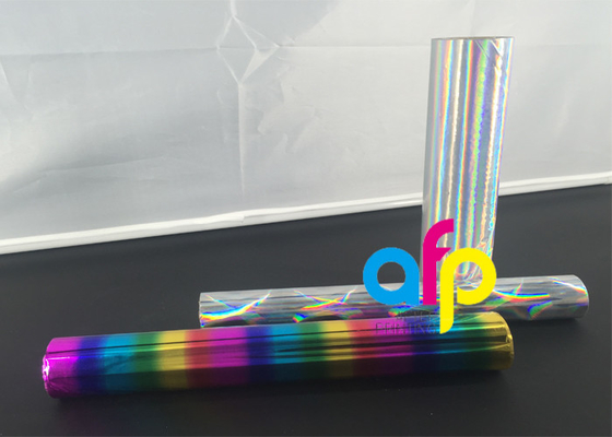 Hoja olográfica colorida del laser, hoja caliente Rolls de la aprobación ISO9001 para sellar