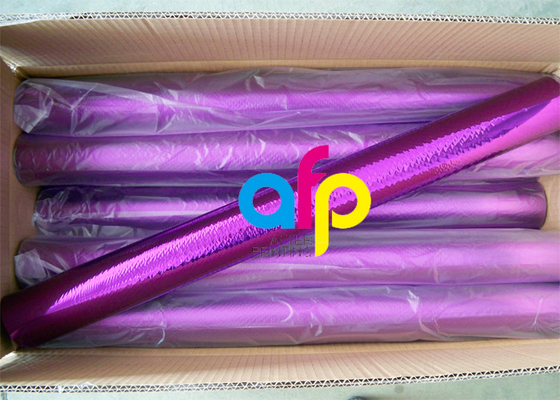 Película olográfica de Bopp de los colores metálicos para el sellado suave/PVC del plástico