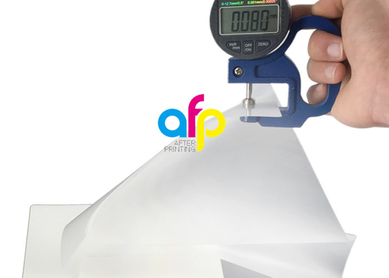 Película que lamina 60 Mic - tamaño modificado para requisitos particulares grueso de la bolsa del ANIMAL DOMÉSTICO de 250 Mic