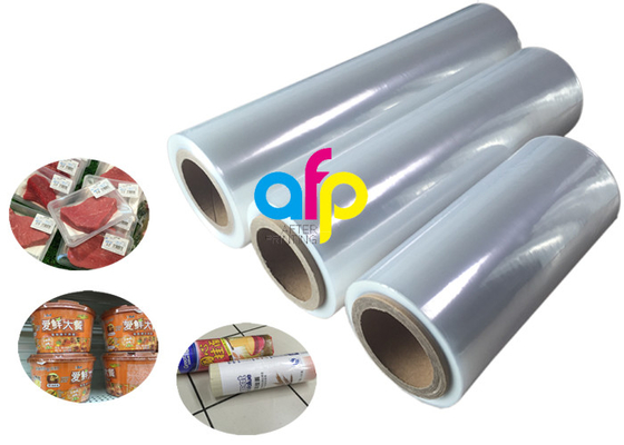 Película del tubo del plástico de embalar de la poliolefina del paquete, película de encogimiento a prueba de humedad de la página central