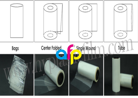 Película de encogimiento de Pof del alto rendimiento, película transparente suave Rolls del plástico de embalar