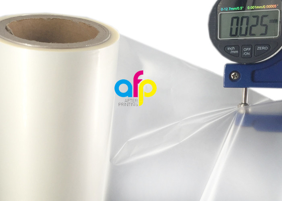 Película que lamina del lustre caliente de BOPP transparente con la adherencia caliente del derretimiento