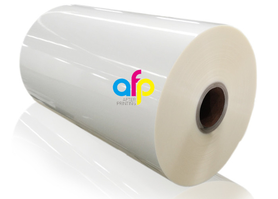 Carrete de película de la laminación del final del lustre caliente de BOPP/de PET+EVA para las cajas dulces