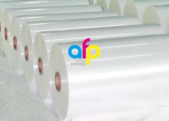 Película termal transparente de la laminación, película de rollo que lamina plástica a prueba de humedad