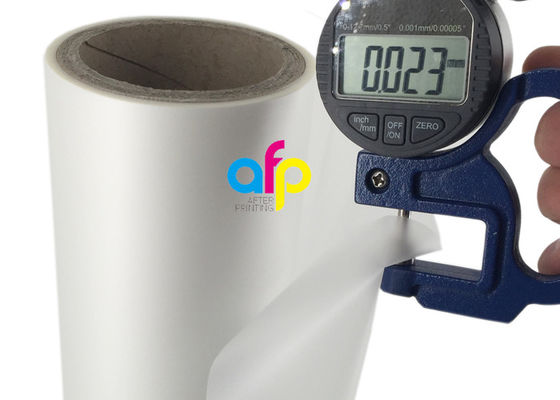 Pegamento termal seco de EVA del rollo de la laminación de Matt de 23 micrones que cubre Eco amistoso