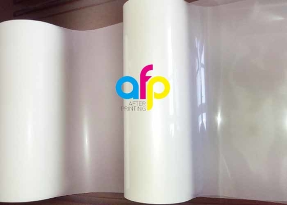 Película que lamina del rollo claro para el material de papel del poliéster de la laminación