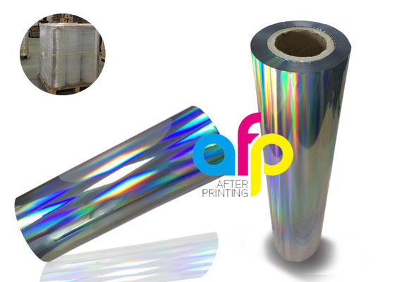 La película olográfica transparente/de la plata del laser empaqueta/los regalos que embalan el traje