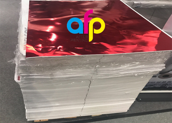 Película metalizada colores metálicos, laminación reflexiva de Giftbox de la película de poliéster