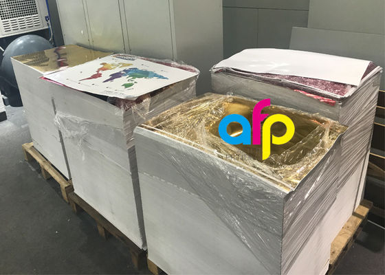 Película termal metalizada brillante BOPP de la laminación de la base de 1 pulgada/material del ANIMAL DOMÉSTICO