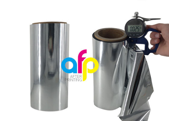 Carrete de película metalizado material de poliéster del ANIMAL DOMÉSTICO 17 Mic - grueso de 25 Mic