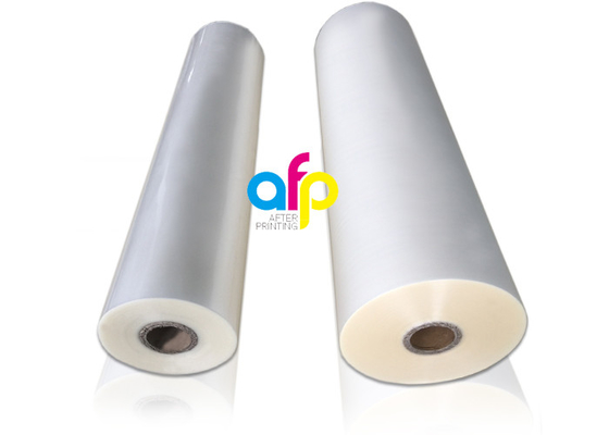 Tamaño modificado para requisitos particulares brillante/rollo de la laminación de Matt, rollo laminado claro plástico