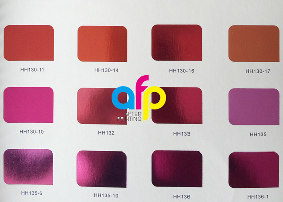 Película olográfica de Bopp de los colores metálicos para el sellado suave/PVC del plástico