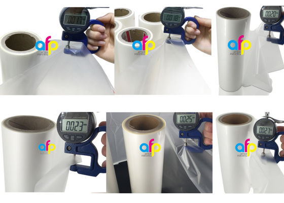 Película de laminación térmica BOPP de 30 micrones de brillo