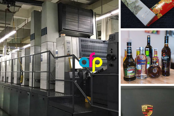 Definición de sobreimpresión fina de papel frío